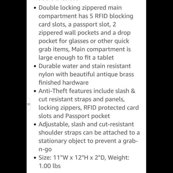 Travelon Anti-Theft Backpack